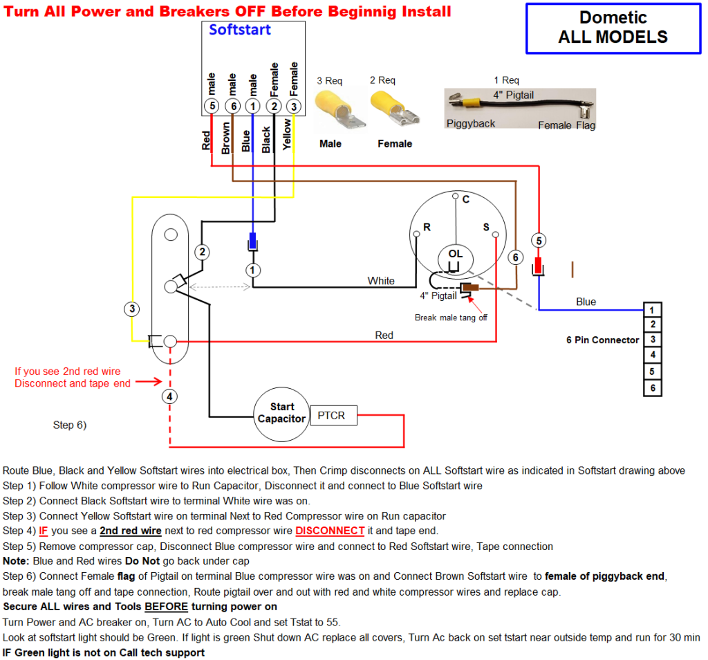 Dometic Wiring Diagrams and Instructions - SoftStartRV