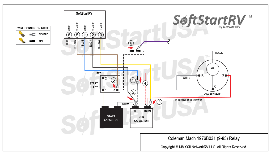 Coleman Mach 1976B031 (9-85) Relay - SoftStartRV